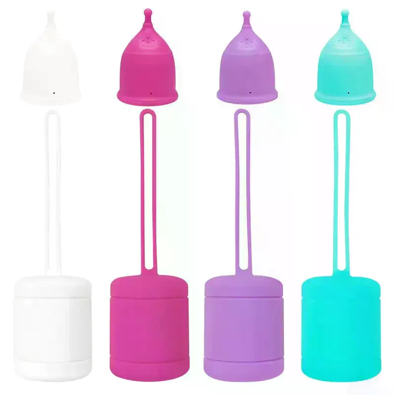Menstrual Cup Disinfection Storage Box Leak-proof Lady Women Menstrual Period Cup Storage Bag Period Cup Case Feminine Hygiene