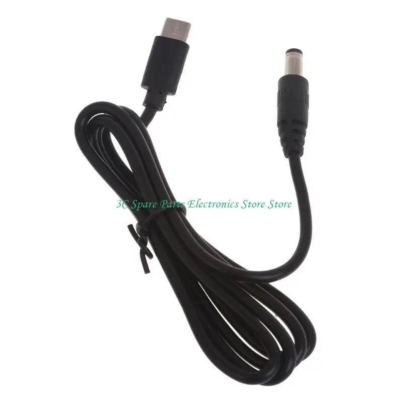 SZ 1m Type-C to 5.5x2.5mm Charging Cable Portable Power Cord Male to Male Connector