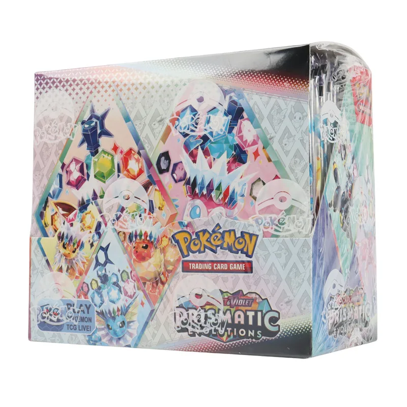 360 stks/set Engels Pokemon Scarlet & Violet Prismatische Evolutions Booster box Battle Transactiekaart