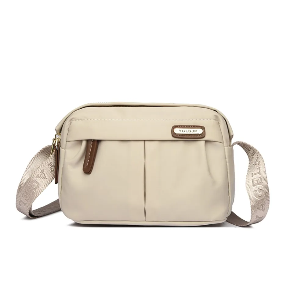 Casual Nylon Shoulder Crossbody Bags for Women 2025 New Ladies High Quality Purses and Handbags Solid Color Messenger Sac A Main