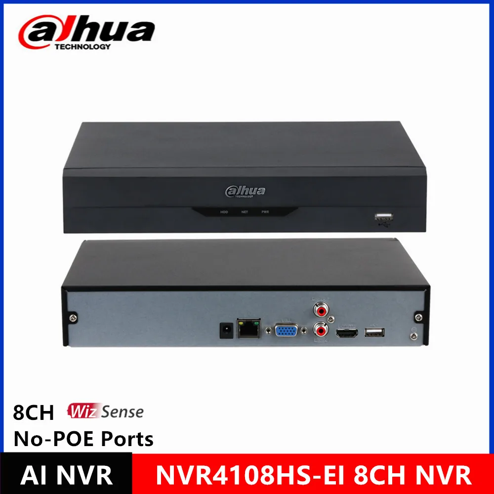 Dahua NVR4104HS-4KS3 4CH 4k NVR & NVR4108HS-EI 8CH AI NVR & NVR4116HS-4KS2/L 16ch without POE Network Video Recorder