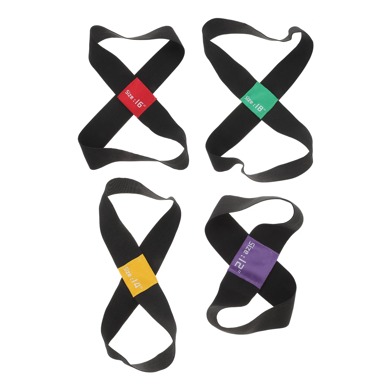 

4 Pcs Voice Silence Coil Sound Stop Mute Pads Drum Kit Cymbal Belt Drops Dampeners Drumming Practice