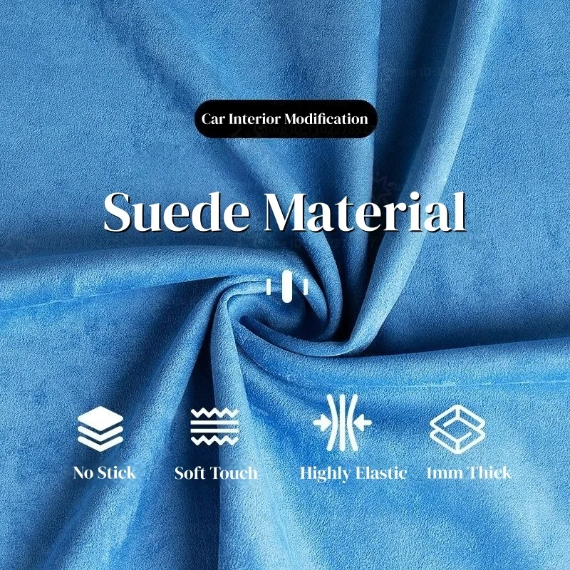 Non-stick Elastic Suede Fabric Cloth Car Headliner Replacement Sofa Cushion Upholstery Fabric For Home Decor Diy Repair