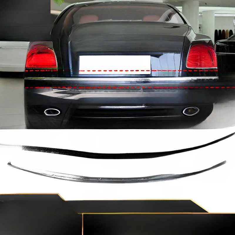 

For Bentley Flying Spur 2014 Rear Bumper Electroplated Bright Strip Decorative Car Accessories