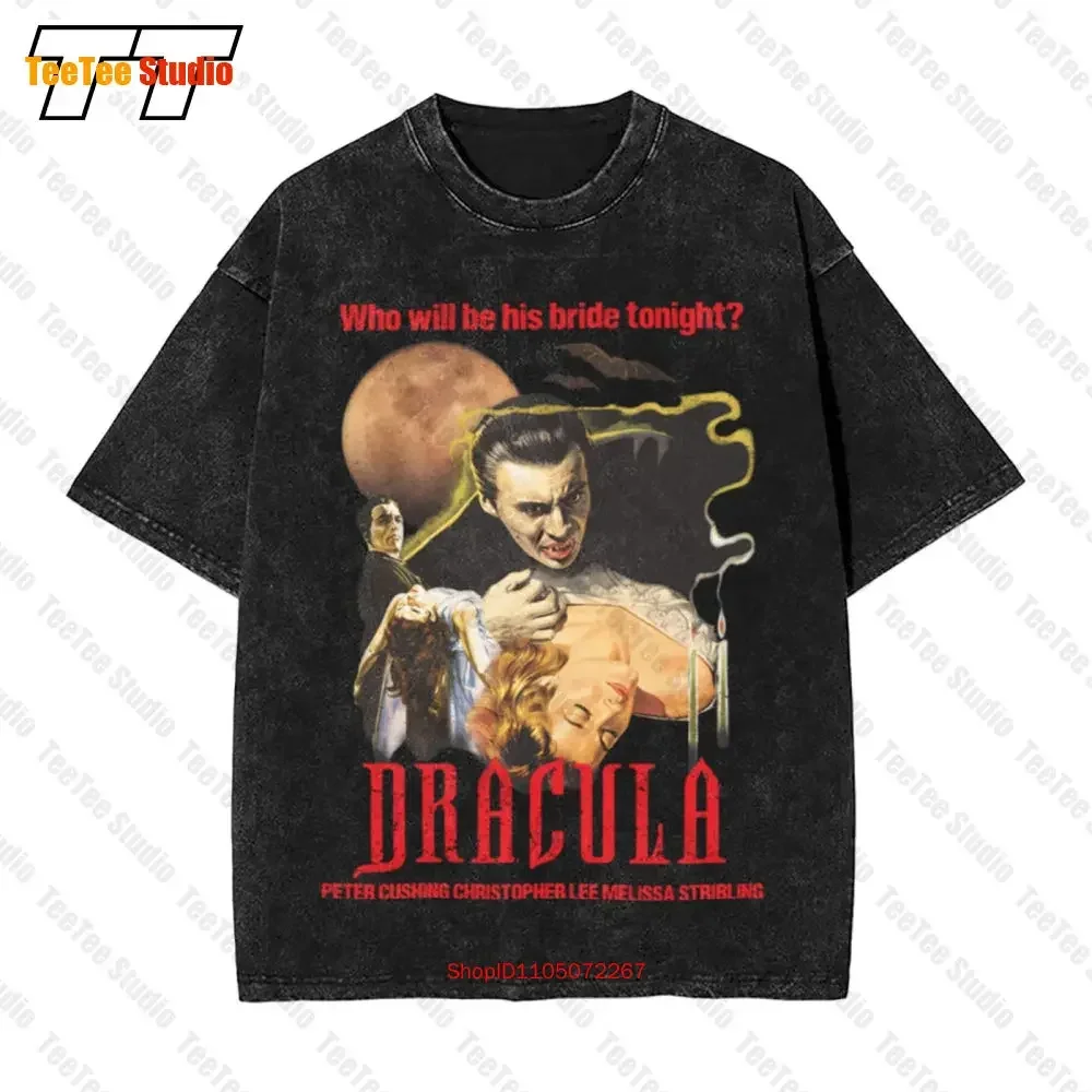 Dracula Poster Hammer Films Vintage Oversized T-Shirt 0INK
