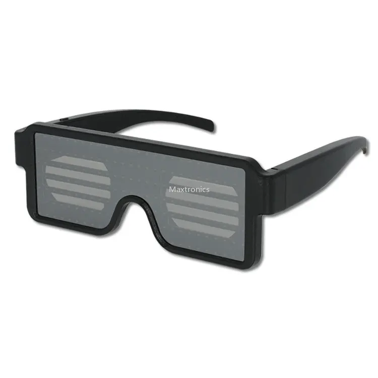 Free Shipping New LED Luminous Glasses10 Dynamic Flicker Patterns USB Charging For Disco/Bar/Party/Atmosphere Decorative Glasses