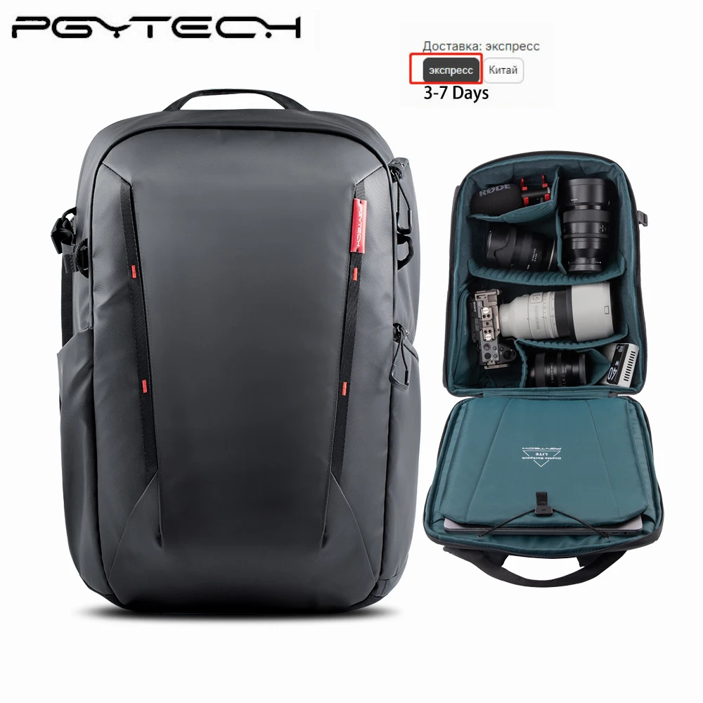 

PGYTECH OneMo Lite Camera Backpack 22L For DJI Sony Canon Nikon OSMO Action Pocket DSLR/SLR Mirrorless Photographer Backpack