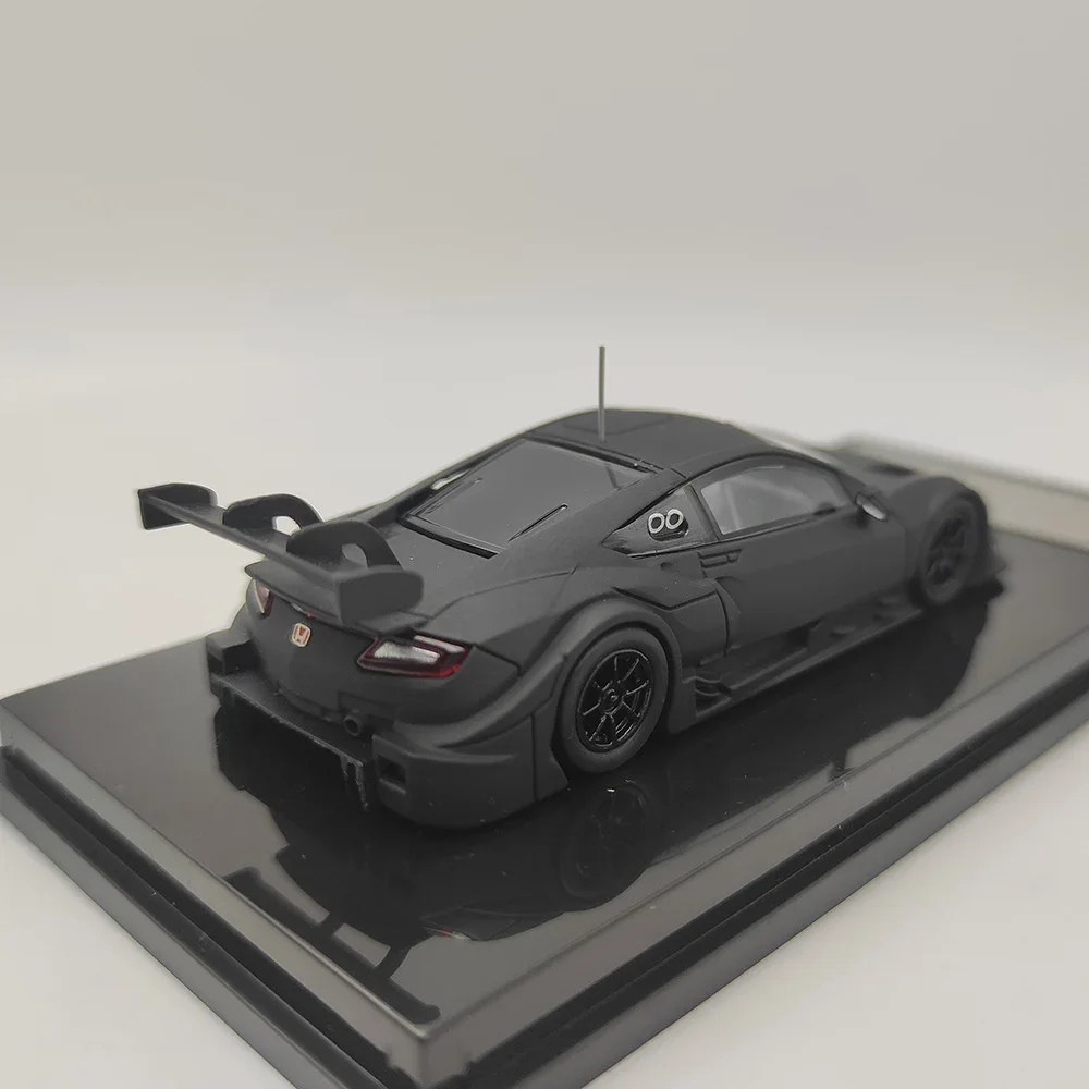 Honda NSX-modelo de coche de aleación negra esmerilada, escala 1:64, juguete coleccionable, regalo, adorno de exhibición de recuerdo