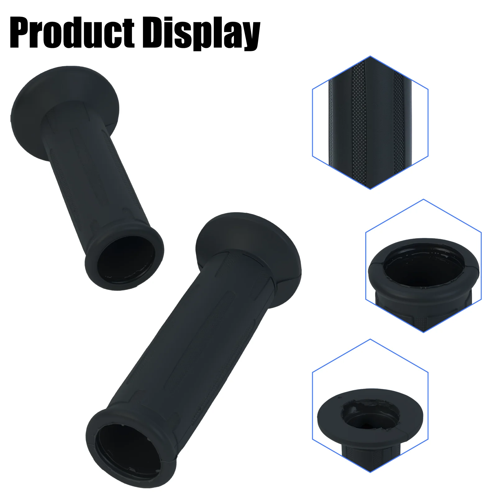 For BMW Rubber Hand Grips Cover For BMW R1200GS R1250GS ADV R1200RS S1000RR S1000XR S1000R Motorcycle Handle Bar Rubber Cover