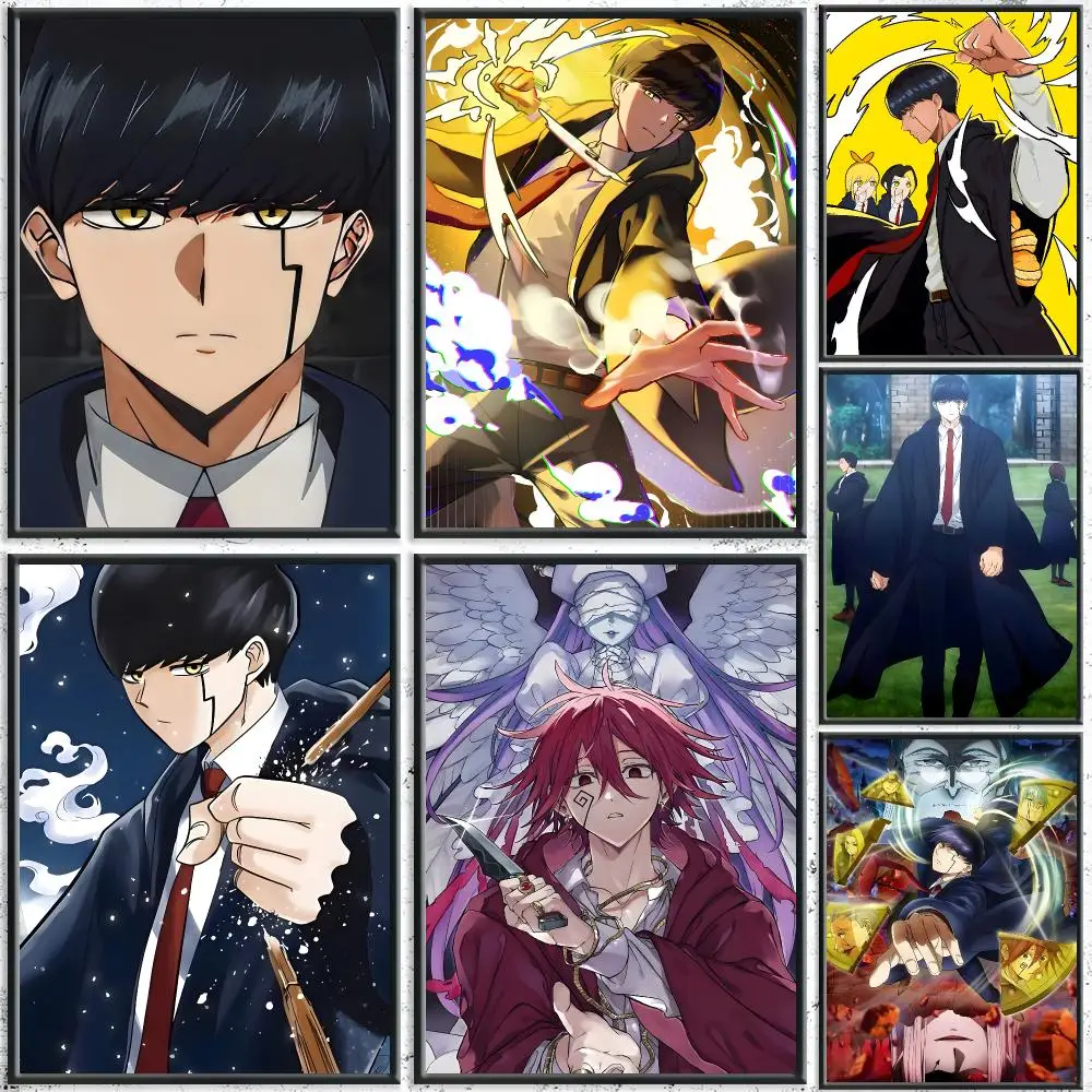 Fantasy Anime M-Mashle: Magic and MusclesS Poster HD Self-Adhesive No Residue After Removal Ideal for All Kinds of Wall Decor