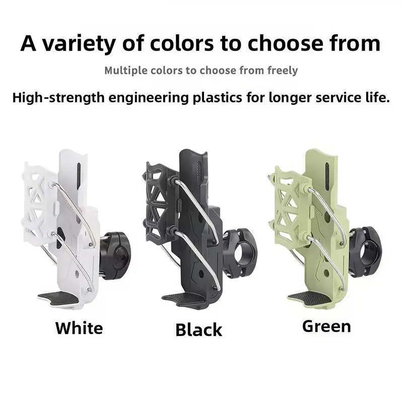 1 قطعة 360 °   قابل للتعديل المقود دراجة نارية حامل الكأس العالمي دراجة نارية قفص الزجاجات المياه للدراجات النارية على الطرق