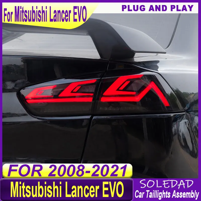 Car Tail Light Assembly For Mitsubishi Lancer 2008-2018 Brake Light Turning Signal Light Reverse Tailights Plug and play
