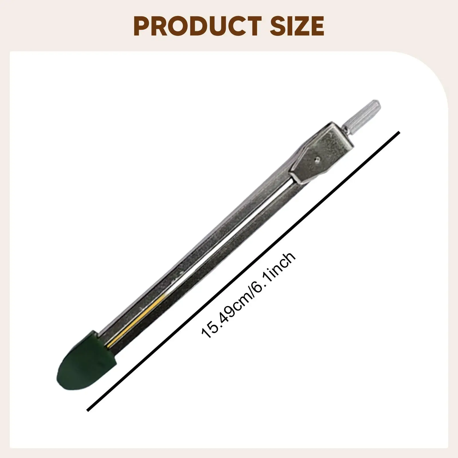 Marine Divider Metal Nautical Navigation Tool Precision Drawing Divider Professional Chart Ruler for Boat Mapping