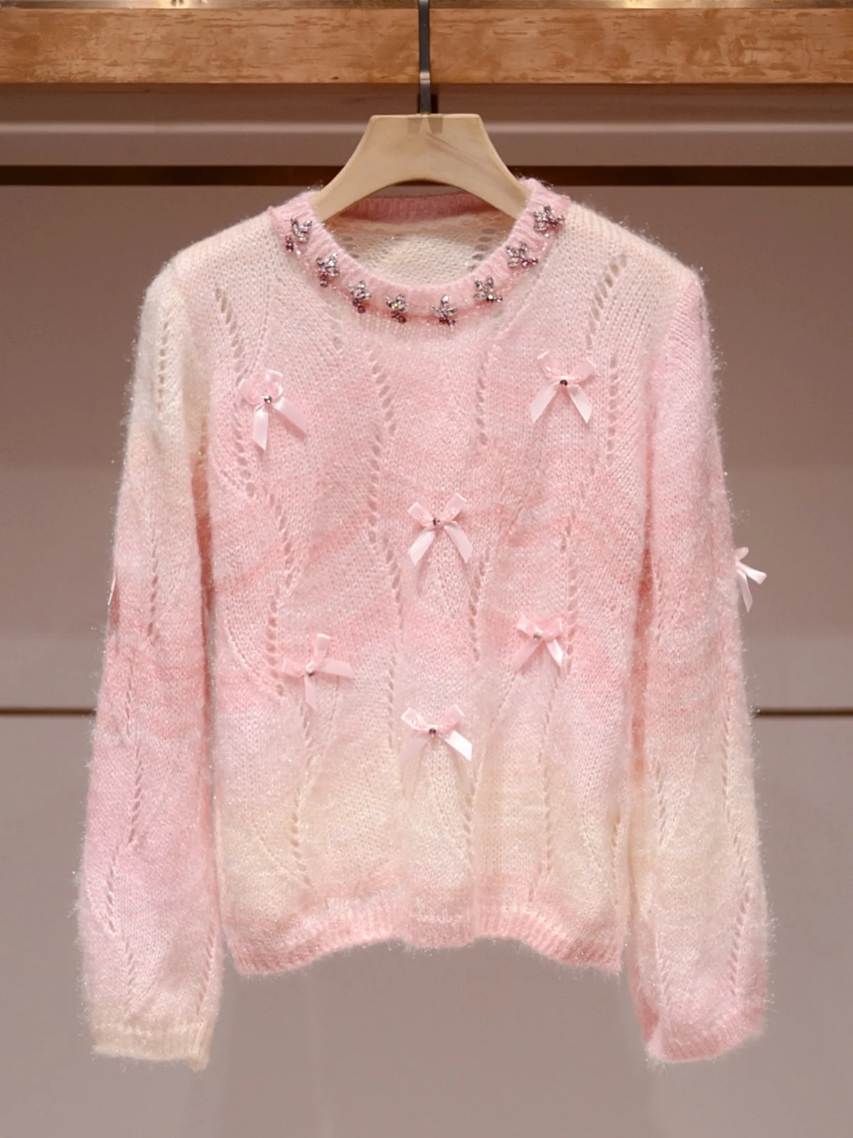 

Круглый вязаный свитер Sweet Knot Ne, женский модный дизайн, бренд JOOva для поездок на работу