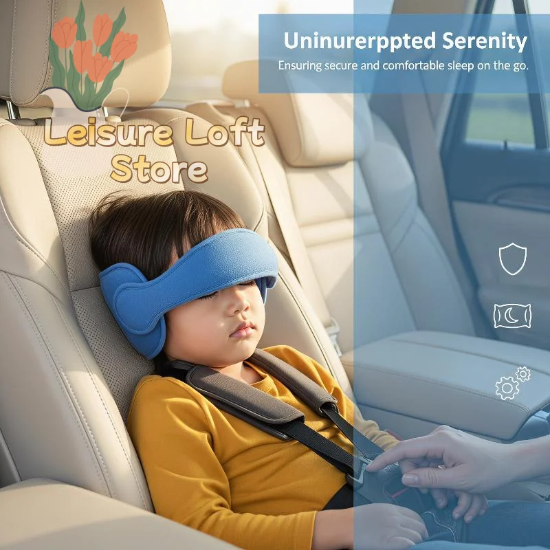 Swing Seat Belt - 子供用カーシートヘッド固定ベルト ソフトパッド入り子供用睡眠ヘッドサポートプロテクター 幼児用に調整可能 長時間の車旅行に最適