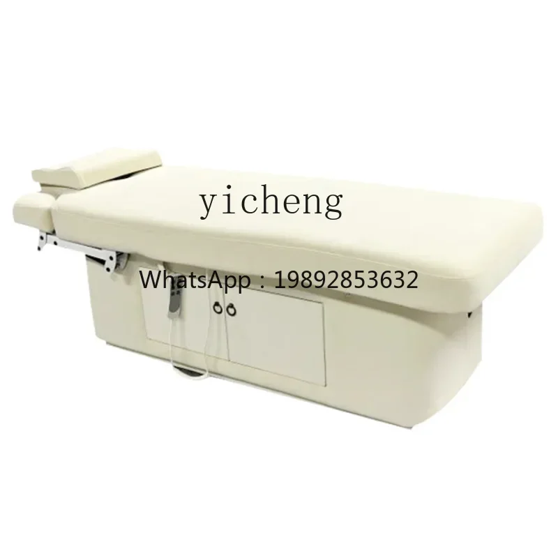 B1 Electric Lift Beauty Care Bed Special Heating Knee Bending Latex Tattoo Embroidery for Beauty Salon Physiotherapy Bed