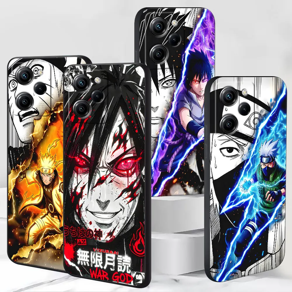 

Infinite Tsukuyomi Case for Xiaomi Poco X4 F7 X3 NFC X5 M4 M7 F5 C65 M6 M3 Pro X2 TPU Black Mobile Phone Cover Soft Shell