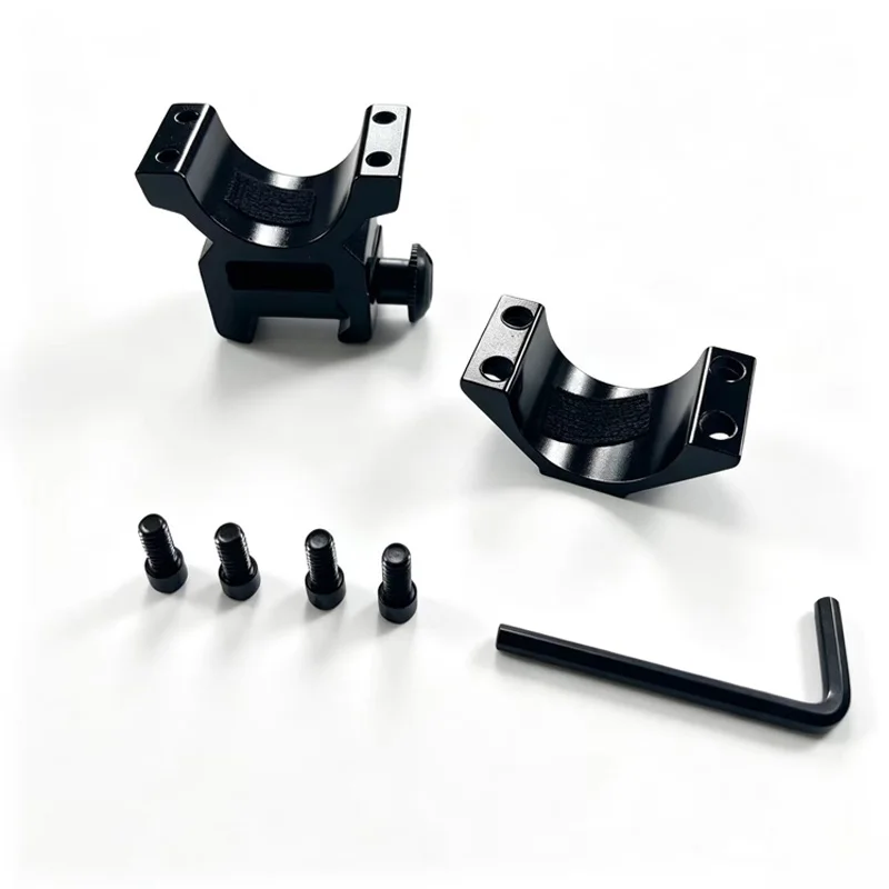 2pcs Scope Mount Ring 25.4mm Medium Profile With 20mm Rail Base for Toy Gun Accessories,Hunting Optics,Flashlight Mounting