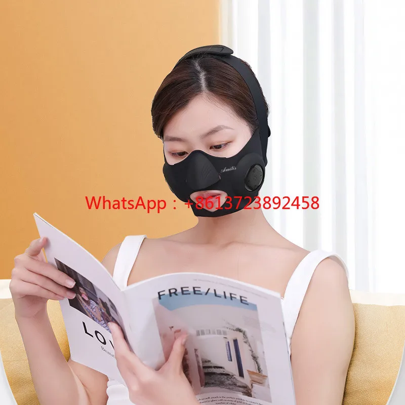 

New V Face Shaping Facial Massage EMS Microcurrent Face Lift Infrared Slimming Massager Silicone Mask For Tighten Skin