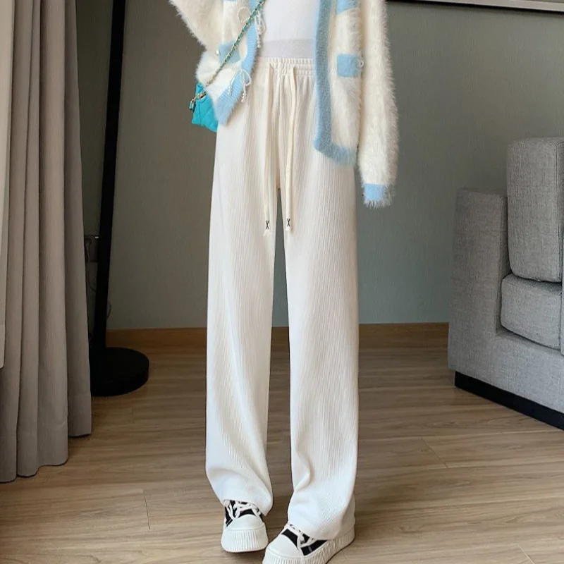 

Pants for Women Slacks Loose Trends 2025 Baggy Woman Trousers Aesthetic All Medium Original Harajuku New In Classic Outfits G