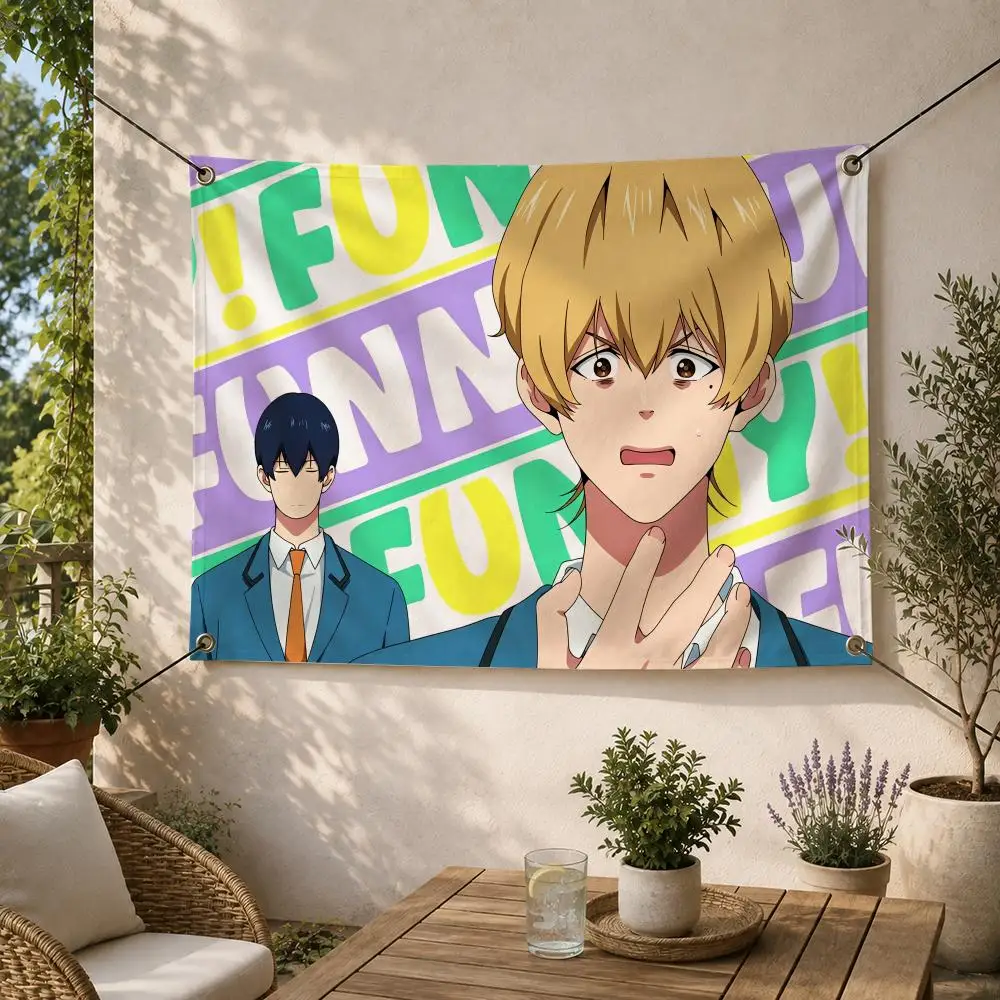 Anime Sports Manga Oblivion Battery Flags Decorative Flag Banner for Outdoor Garden Yard Camping Party Home Wall Hanging Decor