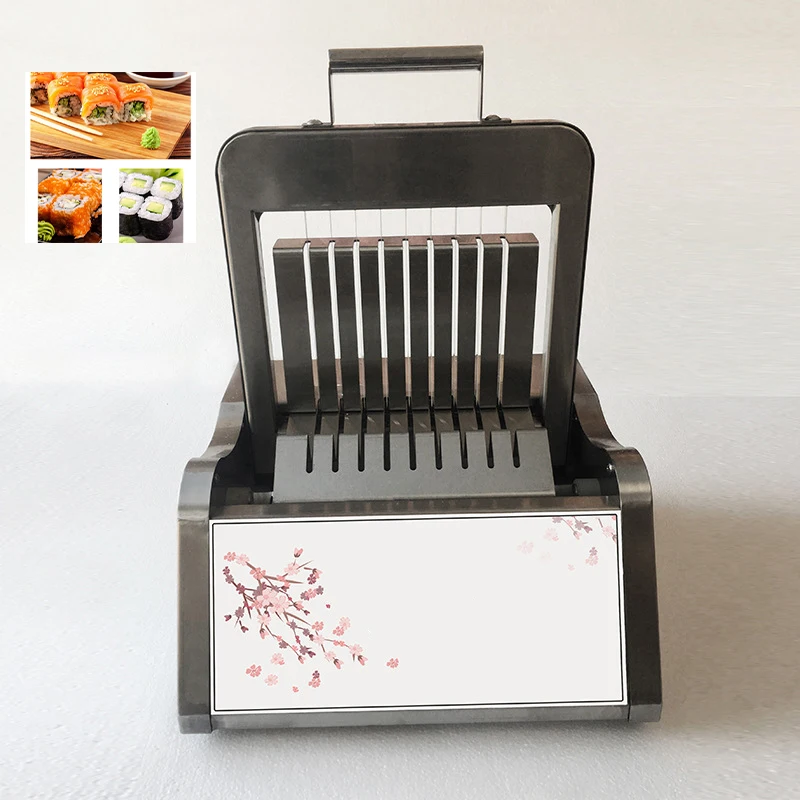 Round Sushi Roll Making Machine Meat Rice Sushi Slicer Cutting Machine 4