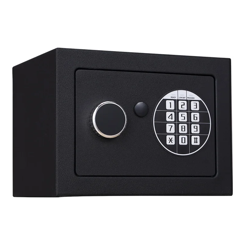 Small Office And Home Use Steel Security Safe Box With Electronic Digital Lock Jewelry Electronic Password Safe Key Lock