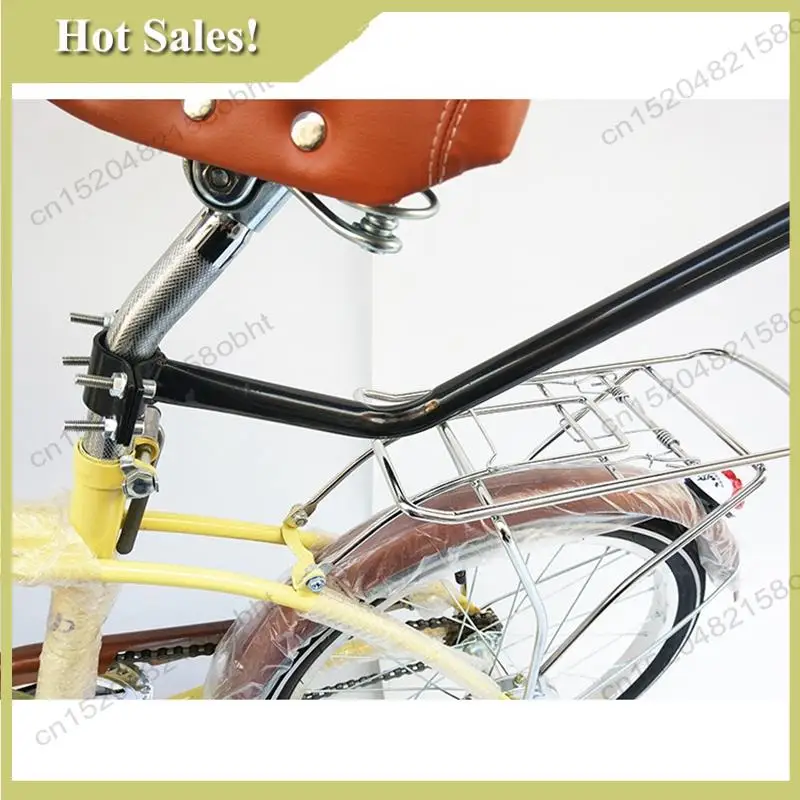 -PQWN Bike Training Push Grab Balance Handlebar Bicycle Trainer Handle For Kids Children Cycling Bike Tool
