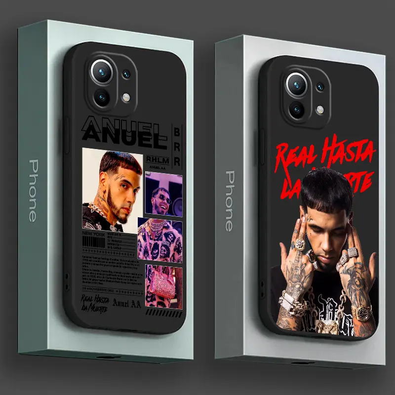 Anuel AA Real Hasta La Muerte Phone Case For Xiaomi 15T 14T Pro 13T Mi 11T 10T 15 Ultra Poco X7 F7 M7 Pro X3 X5 X6 F6 Soft Cover