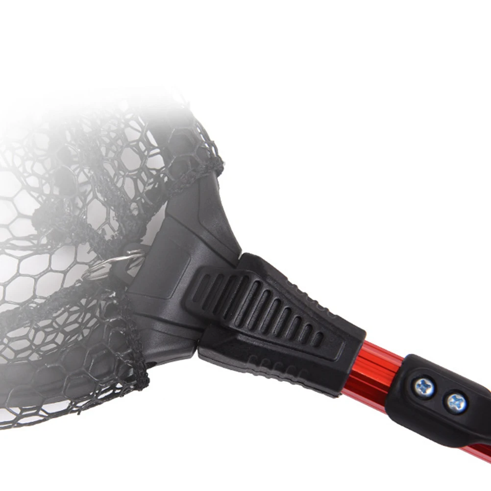 

Fish Net Triangle Folding Copy Network Fishing Aluminum Alloy Mesh Collapsible Red