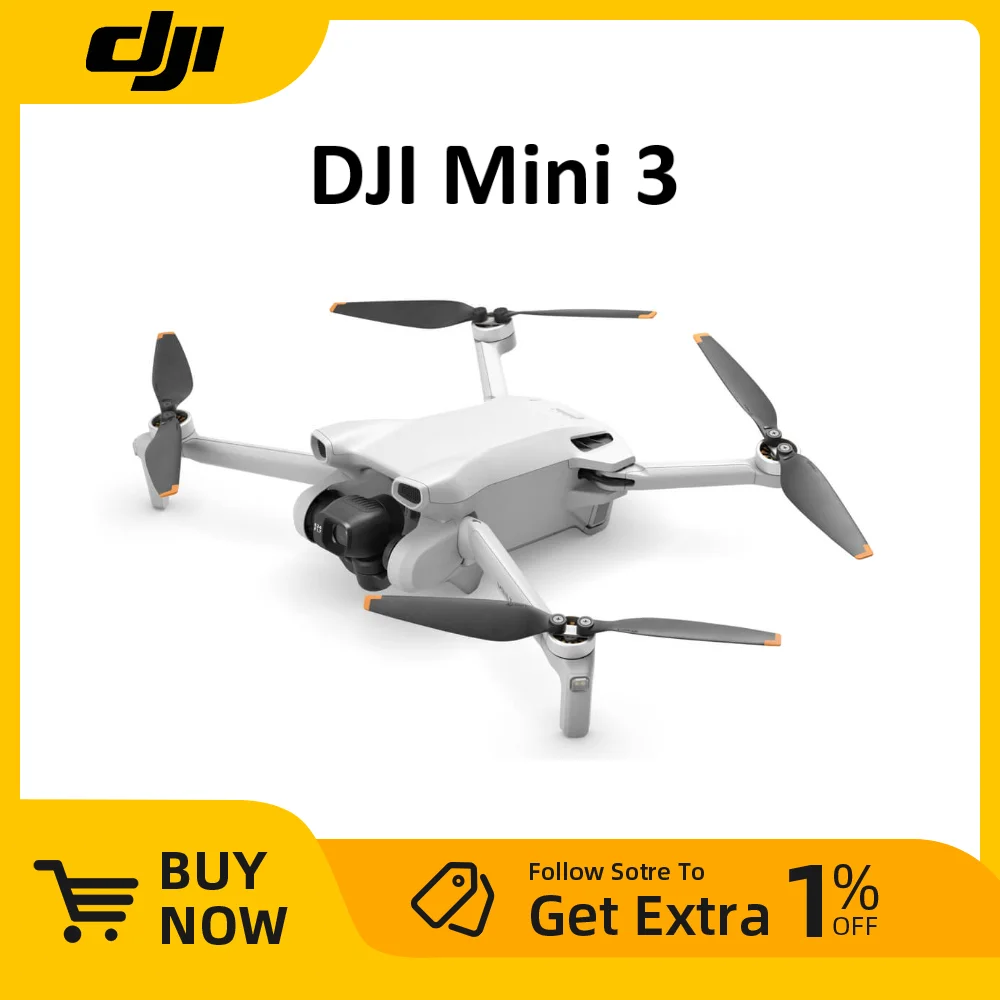 DJI Mini 3 Drones to Transmit  30 min Maximum Flight Time 4K HDR Video 10km Transmission Distance