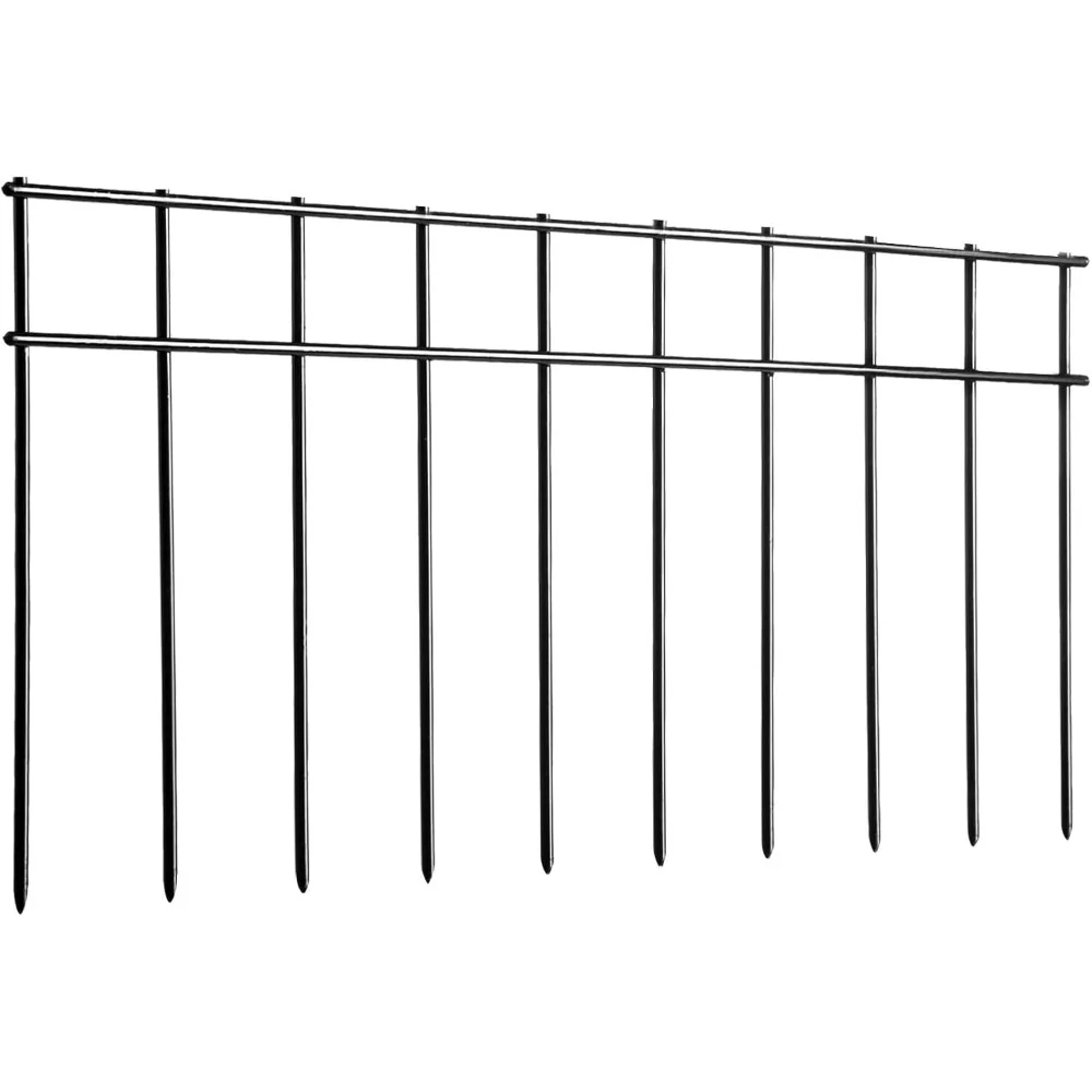 

Adavin Animal Barrier Fence, 45 Pack 20 in(L) X10 in(H) No Dig Fencing for Dog Rabbits, Rustproof Metal Garden Border Fence, Gro
