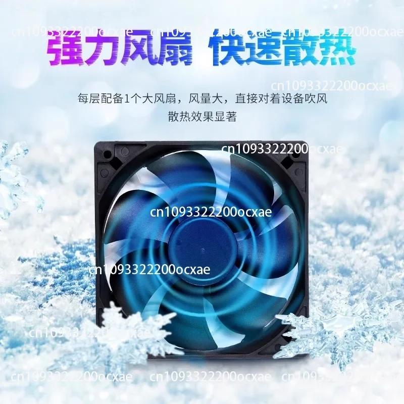 Router Cooling Rack, Wireless Optical Modem Cooling To Improve Internet Speed, Set-top Box Base, USB Fan Silent Version