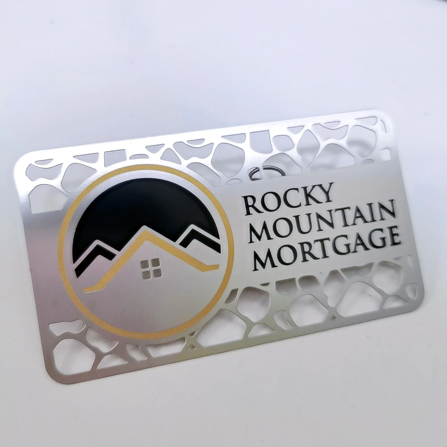 Custom Stainless Steel ISO Model NFC Business Cards UV Digital Printing Metal Business Cards Logo RFID Communication Interface