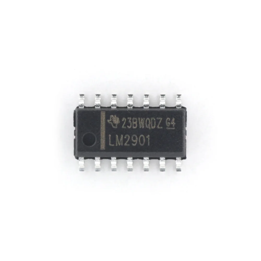 10pcs (LM2901PT TSSOP)  (LM2901DR  SOP)  (LM2901PWR  TSSOP) (LM2901DT  SOP) (LM2901AVQPWR TSSOP) (LM2901N DIP) (LM2901NSR SOP)