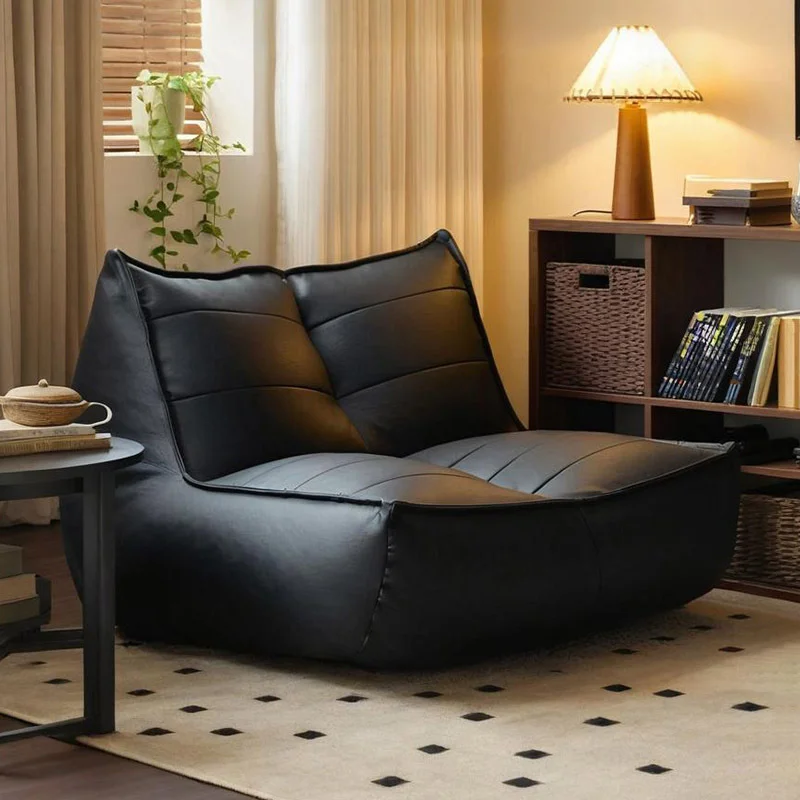 

Modular bean bag sofa removable sleeve L-shaped design suitable for bedroom balcony living room single lazy