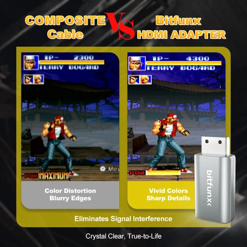 Imagen 2 del producto Bitfunx MINI DC HDMI adaptador VGA a HDMI vídeo Audio HDTV convertidor para consola DreamCast todas las versiones