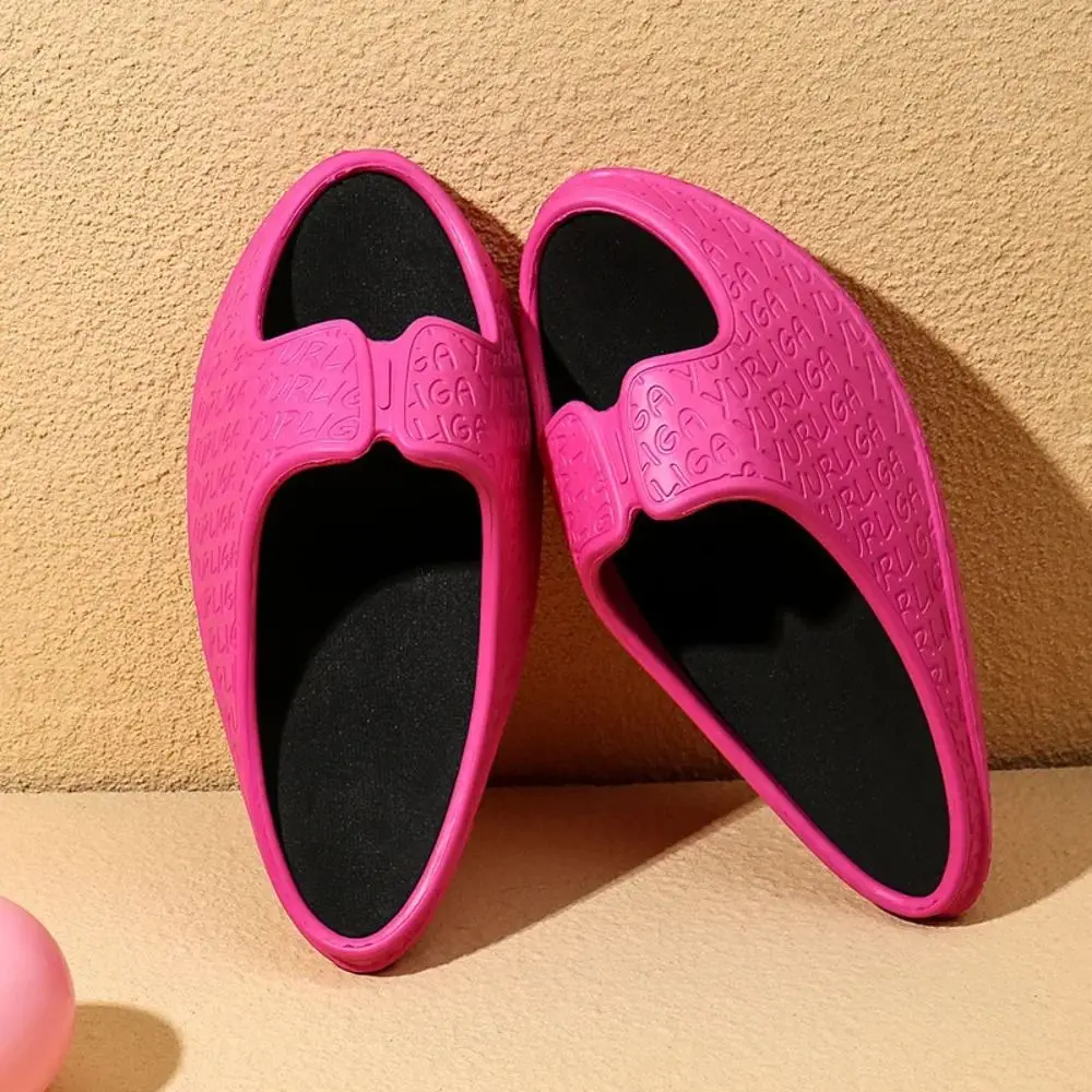 

1 Pair Women's Body-shaping Slippers Rocking EVA Material Calf Stretching Sandals Thick Sole Balance Shoes Rocking Slipper