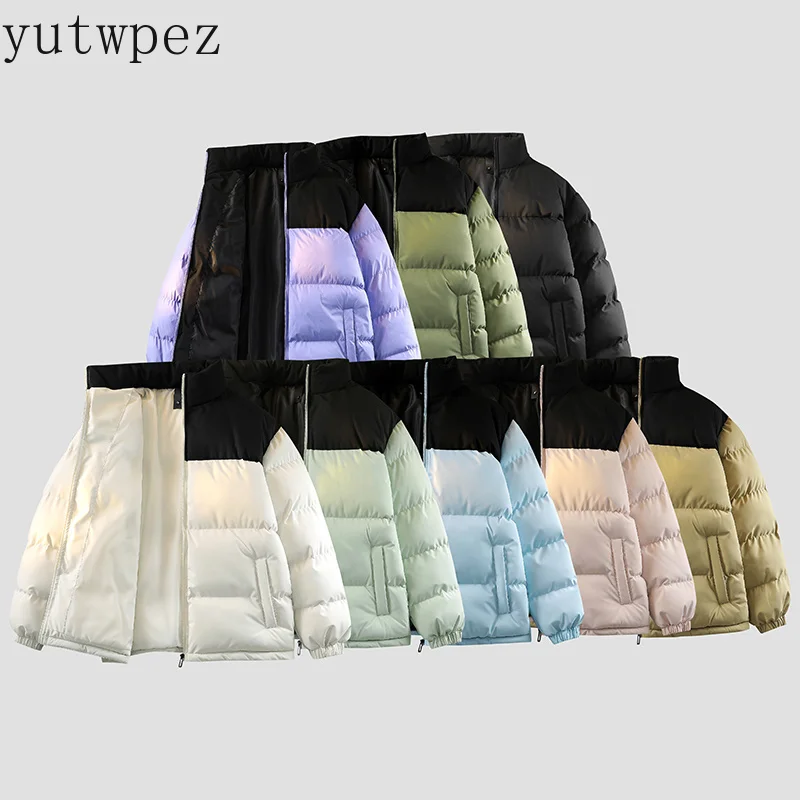 Men's Thickened Winter Cotton Jacket Outdoor Hiking Sports Running Camping Climbing Casual Outerwear Polyester Tactical Jacket