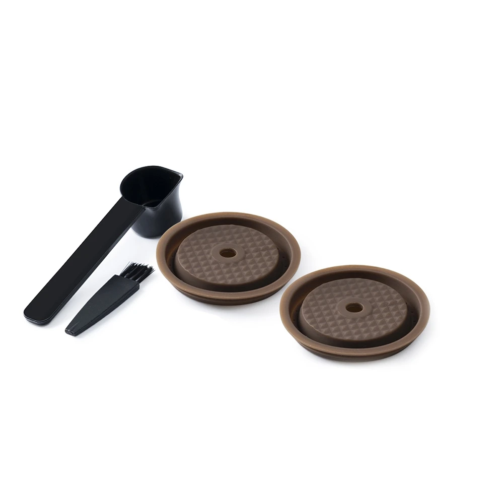 

A61T-2PCS Многоразовый колпачок для капсул Nespresso Vertuo и VertuoLine Многоразовый и совместимый силикон