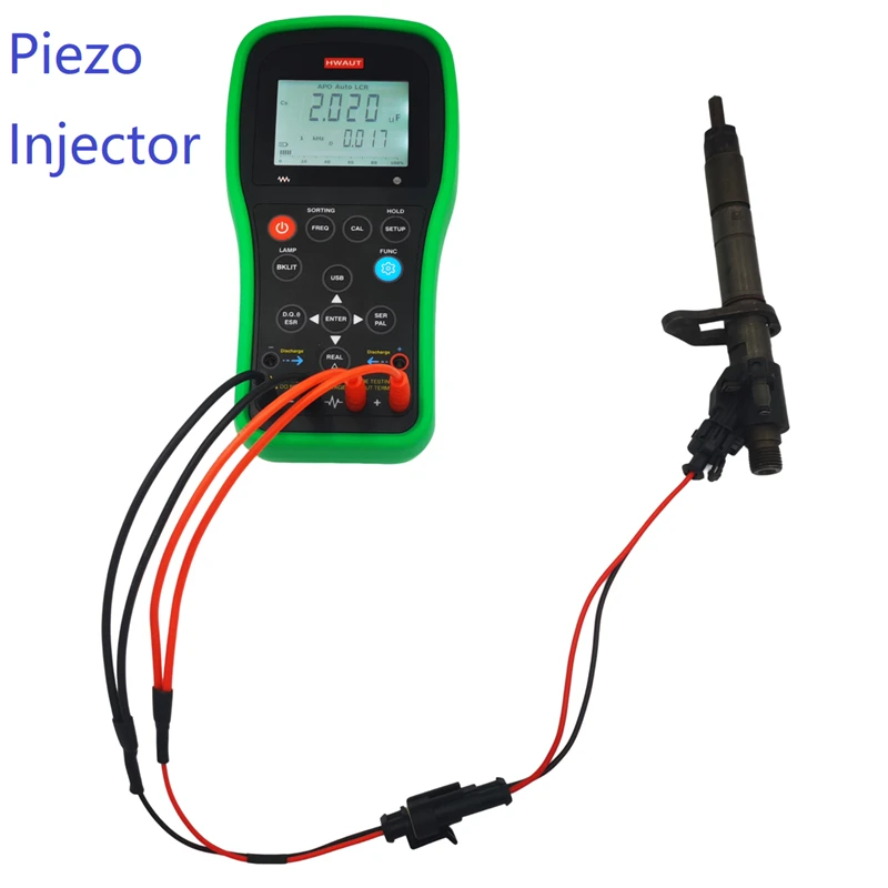 LCR06 Solenoid Piezo Diesel Common Rail Injector Metering Unit DRV Valve Resistance Inductance Capacitance Parameter Tester