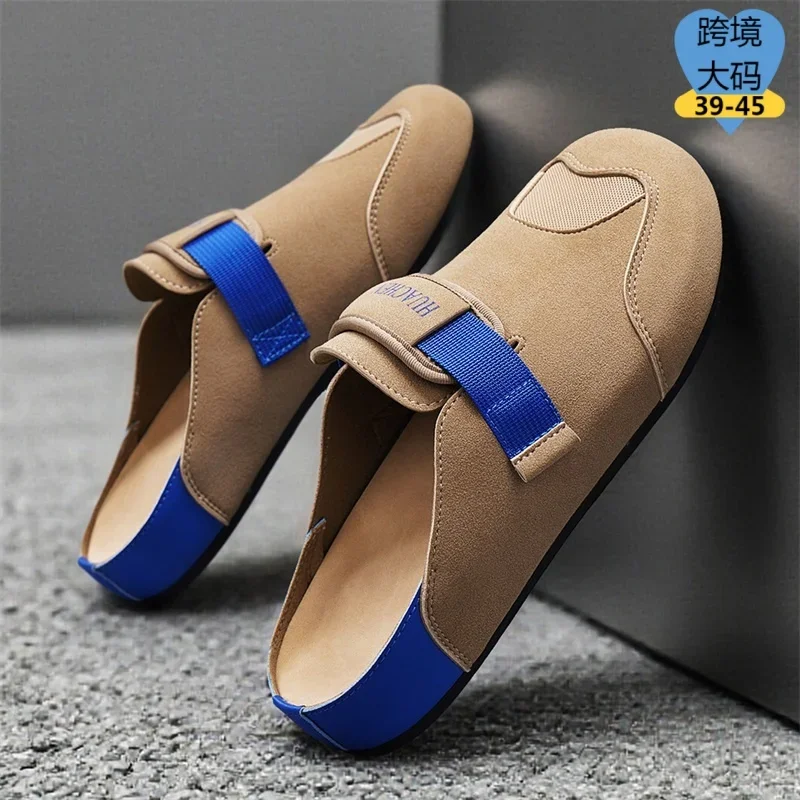 Fine Craft Men Summer Slippers Flat Anti Slip Durable Raw Material Student Outdoor Daily Leisure Footwear