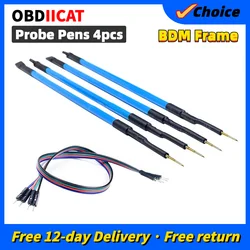 OBDIICAT 4pcs/set Probe Pens for LED BDM Frame For BDM frame pin 40pcs/set BDM Frame