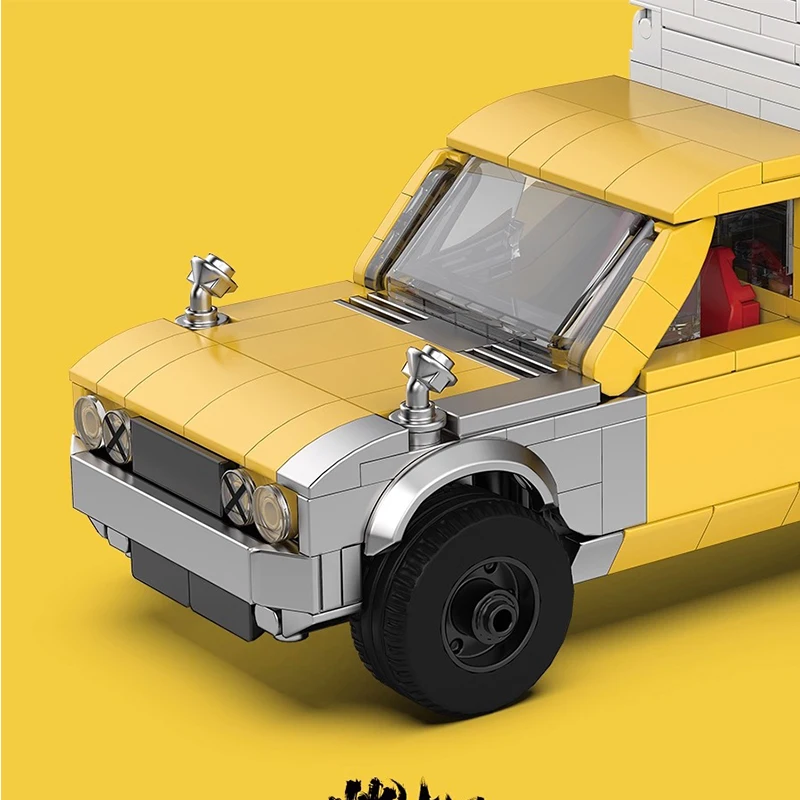POWERBUILD 1:32 ホットドッグスタンド車両モデルセットビルディングブロック組み立てコレクションおもちゃの車子供の誕生日ギフト PB8858