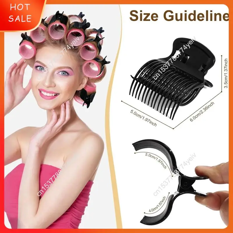 Substituição para clipes de estilo de seção de cabelo 24 peças para modelador de cabelo garra clipes de rolo quente para mulheres meninas a62x
