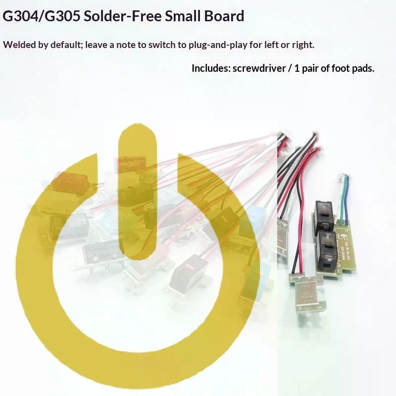 Hot Swap Mouse Button Board Micro Switches Replacement For G304 G305 Free Small Board For Mouse Repair Modification