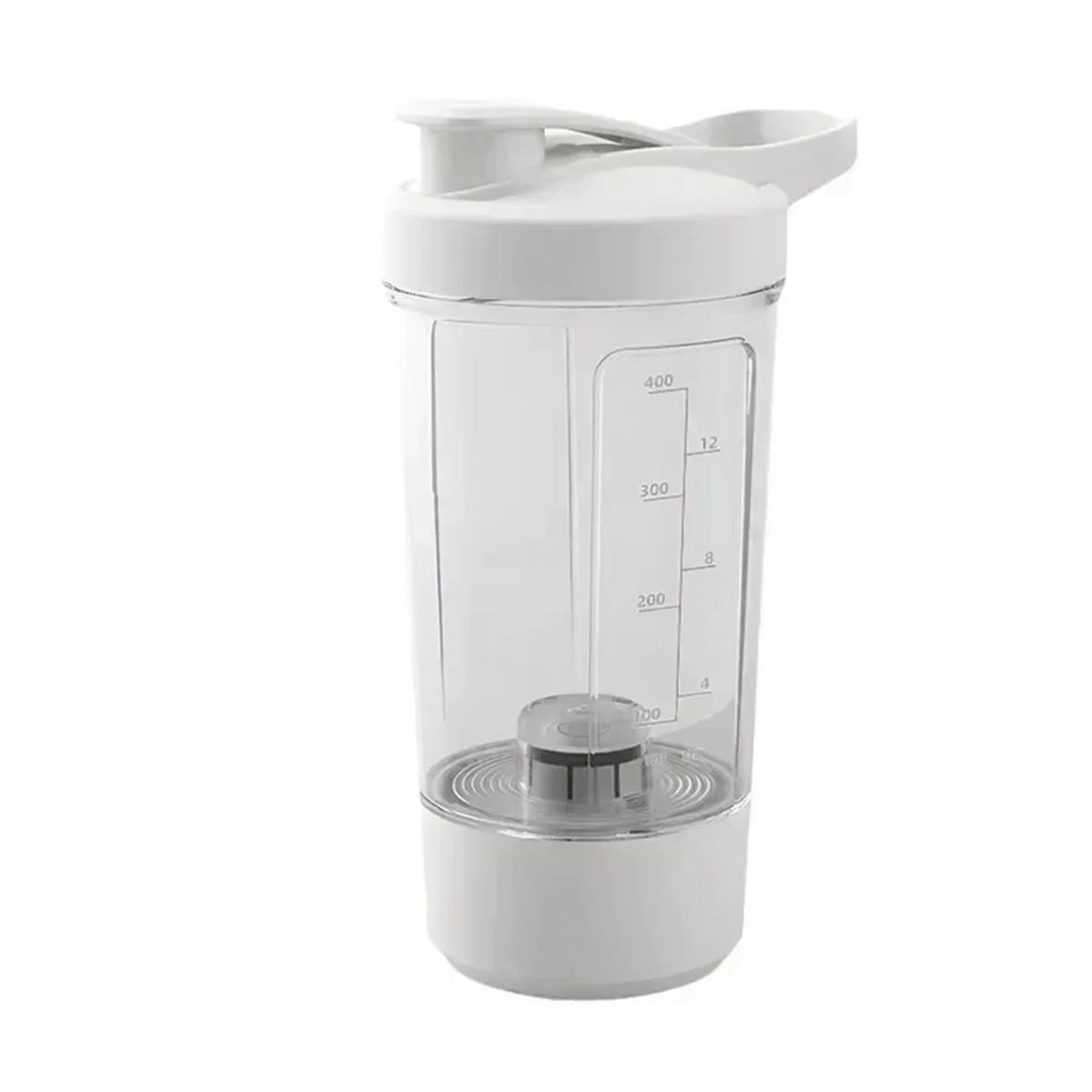 USB Rechargeable Portable Electric Protein Shake Bottle - 450ml Multipurpose Blender Mixer Cup for Fitness