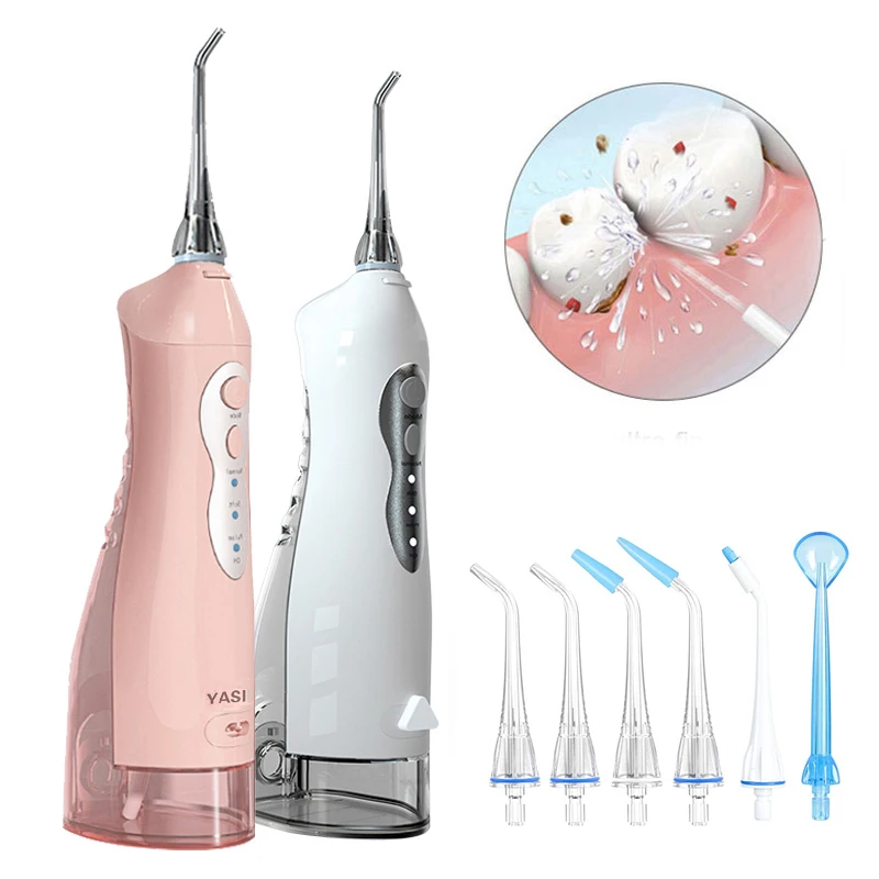 Electric Oral Irrigator Dental Water Flosser 3 Mode USB Rechargeable Family Travel Use Waterproof Water Jet Floss Teeth Cleaner