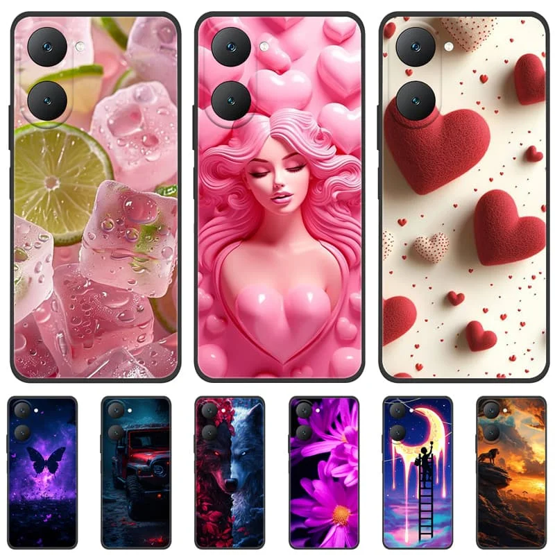 

Для Vivo Y18E Чехол Силиконовый чехол для телефона VIVO Y18 Y03 Y36T 4G Y28S 5G Capa Fundas Для Vivo Y36T 4G Y03T T3 Lite 5G Чехлы из ТПУ