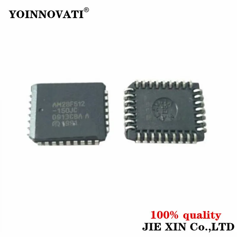 5pcs to 10pcs 28F512 AM28F512  AM28F512-150JC AM28F512-150 PLCC32 Car Memory Chips